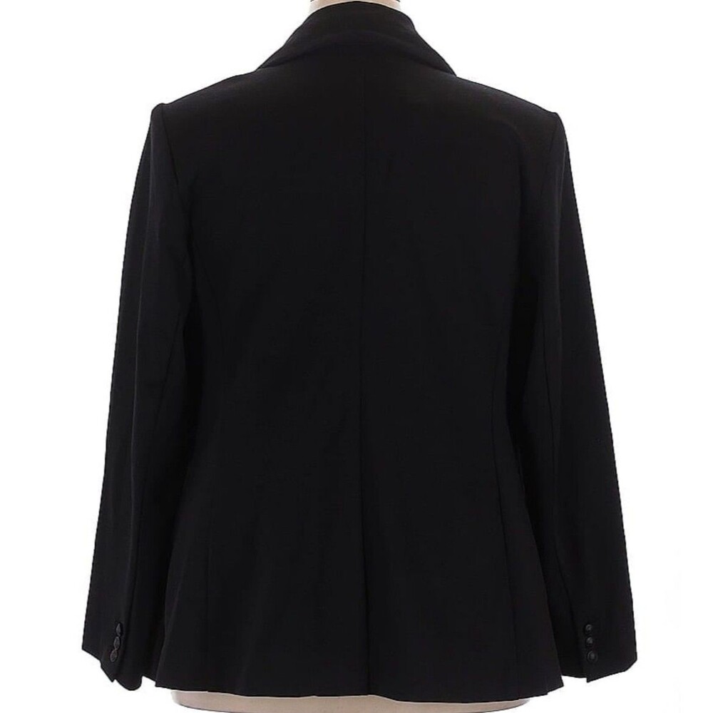 Lane Bryant The Bryant Blazer in Black Ponte Knit NEW Military Buttons Size 20 - Picture 5 of 13